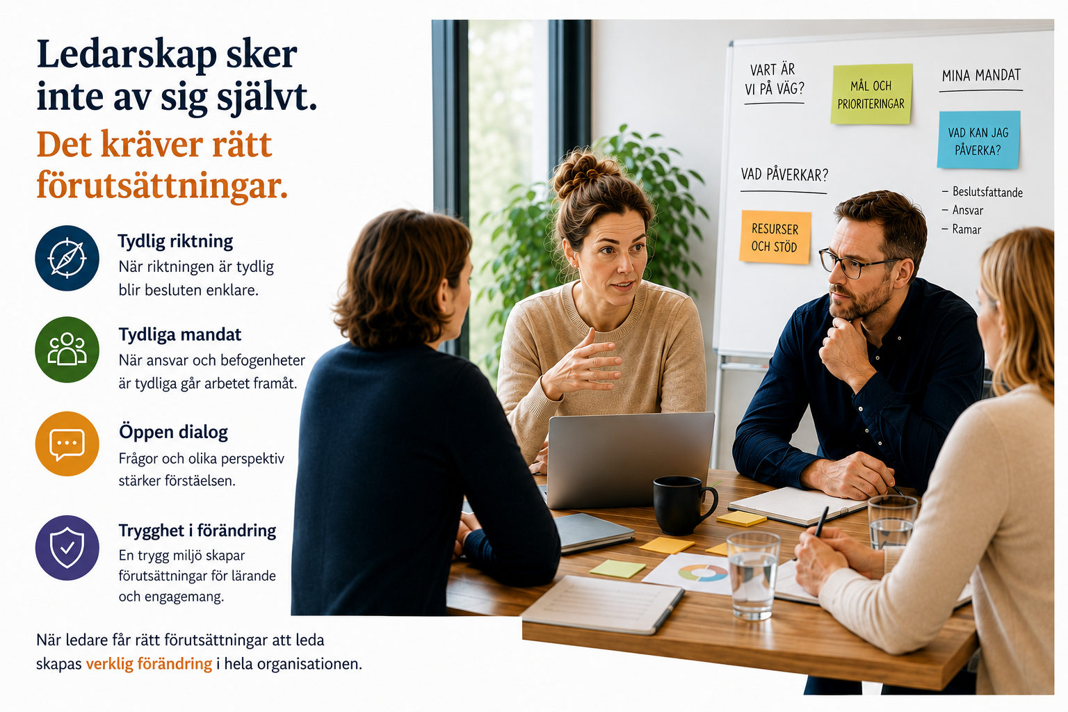 "Jag har inte tid att leda" – ger vi våra ledare rätt förutsättningar att leda?